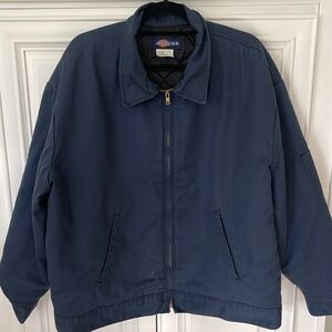 Vintage Dickies Eisenhower Blue Insulated Quilted  work jacket JT15NV Mens 2XL R